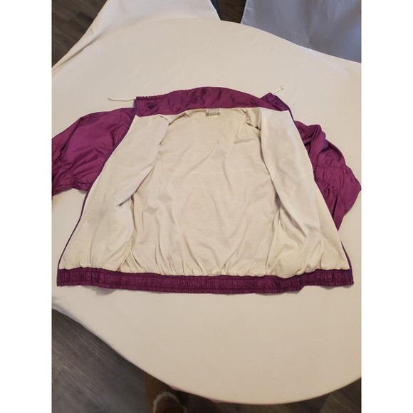 Rare Vintage Sergio Tacchini 70's Purple Track Batwing Womens Jacket Sz 8 Medium - Picture 13 of 13